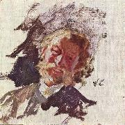Wilhelm Leibl Portrat eines Mannes oil on canvas